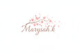 Logo Marysah.k Fleur de Cerisier